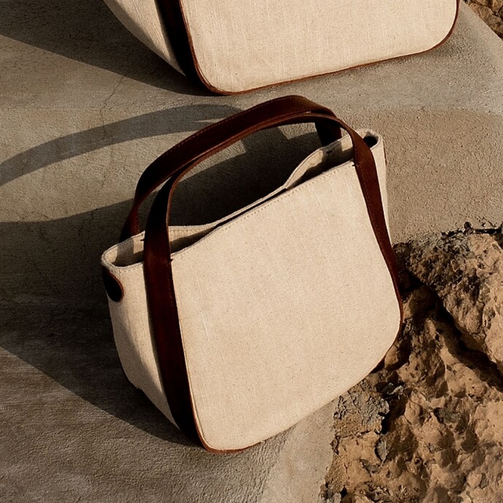 NWT Madewell | Sydney Crossbody Bag: Cotton-Linen Edition